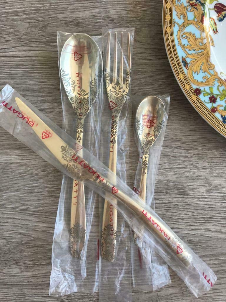 Amazon | ブガッティ カトラリー セット 4個 Riviera Devore Champ