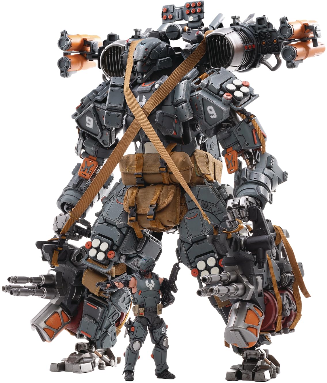 Amazon.com: JOYTOY 1/18 9-Inch Action Figure Mech Iron Wrecker 05