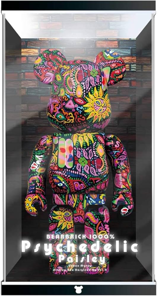 Amazon.co.jp: 専用BOX ベアブリック BE@RBRICK Psychedelic Paisley