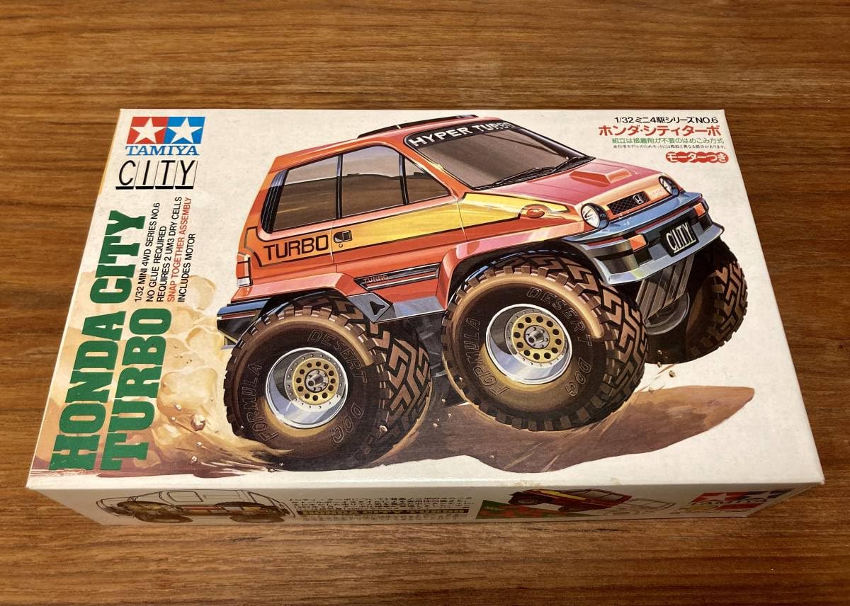 Amazon | タミヤ 1/32 ホンダ シティターボ ミニ四駆シリーズNO.6 未