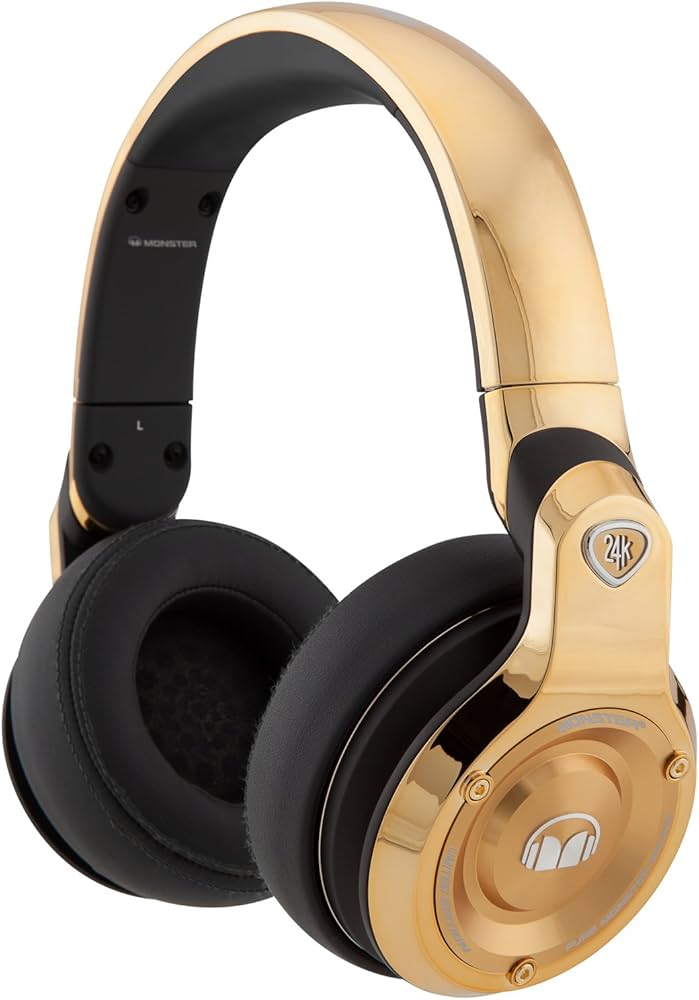 Amazon.co.jp: Monster 24k 密閉型オンイヤーヘッドホン ゴールド MH
