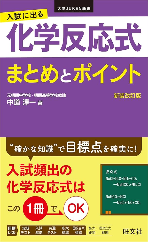 Amazon.co.jp: 入試に出る 化学反応式 まとめとポイント 新装改訂版