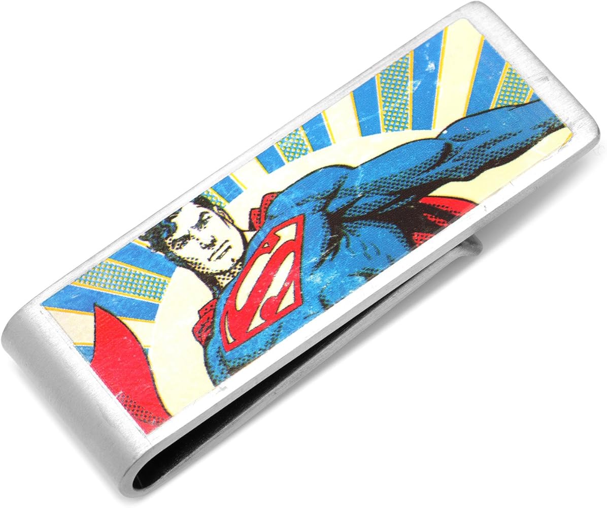 Amazon.co.jp: Cufflinks Incメンズビンテージスーパーマンお金