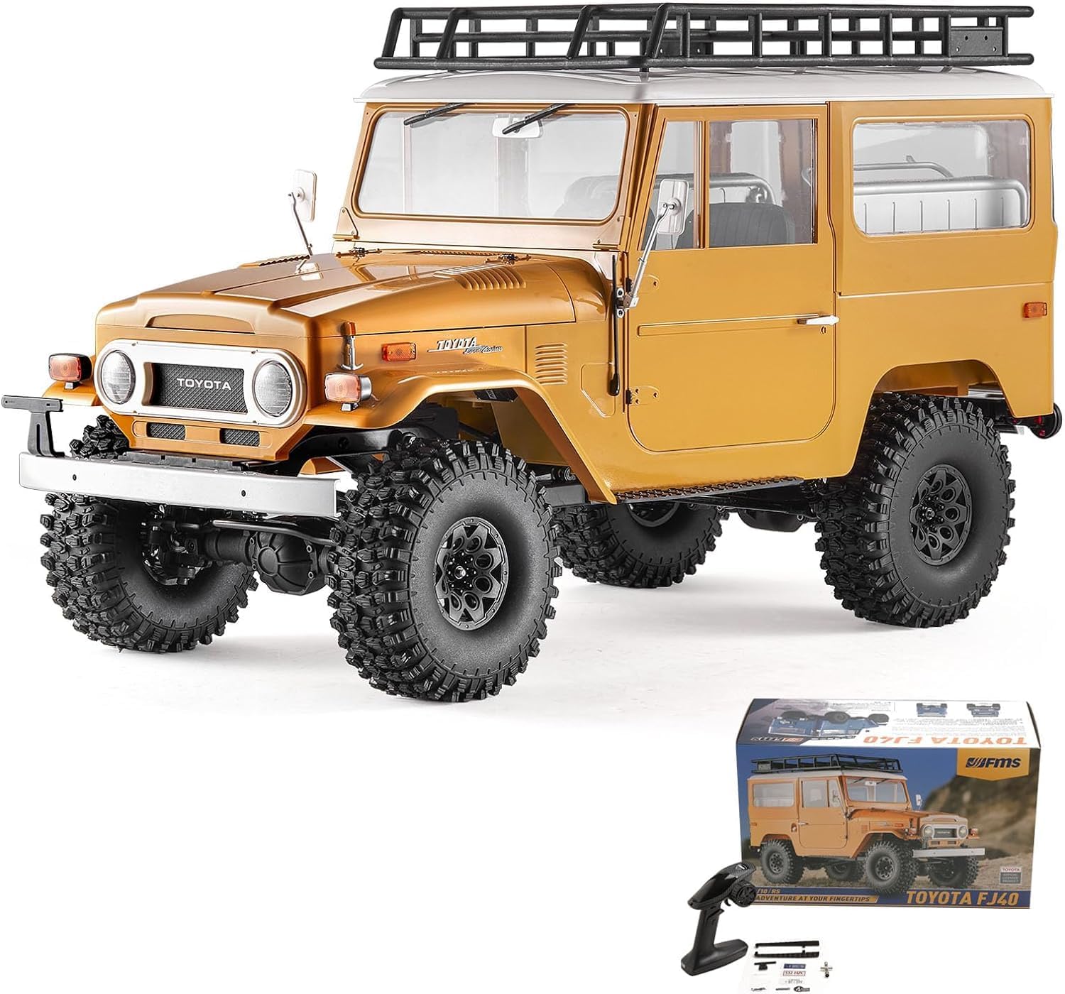 Amazon.com: FMS 1/10 RC Crawler FJ40 Toyota Land Cruiser, Model