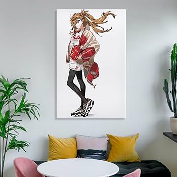 Amazon.co.jp: 絵画 大型 新世紀エヴァンゲリオン EVA アスカ アート