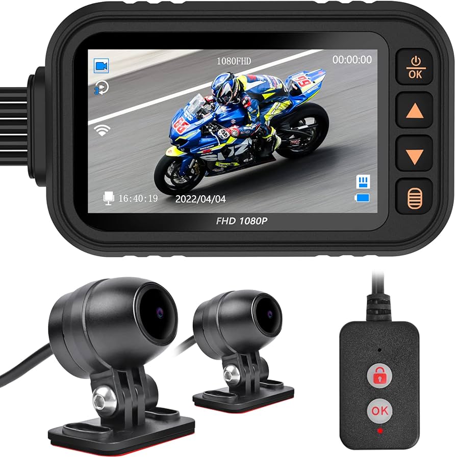 Amazon.co.jp: バイク ドラレコ LHY バイク用ドライブレコーダー 前後