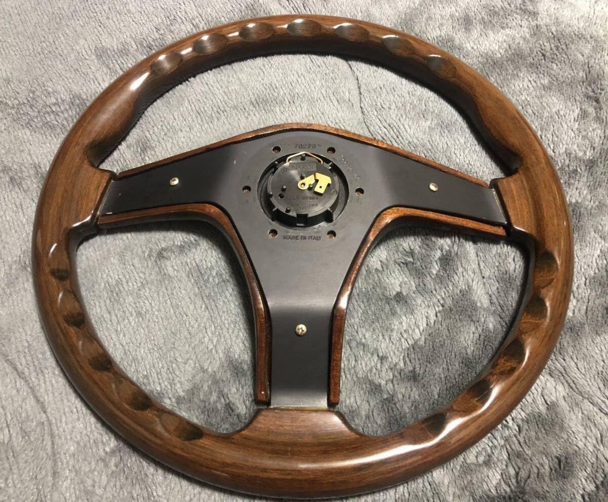 Amazon.co.jp: 当時物NARDI ナルディ GARA3 ガラ3 ホーンボタン ウッド