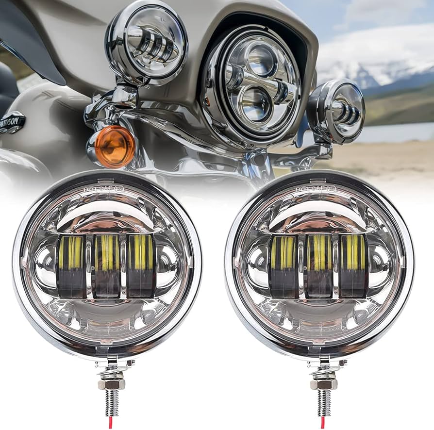 Amazon | 4.5インチ ヘッドライト ハーレーダビッドソン オートバイク
