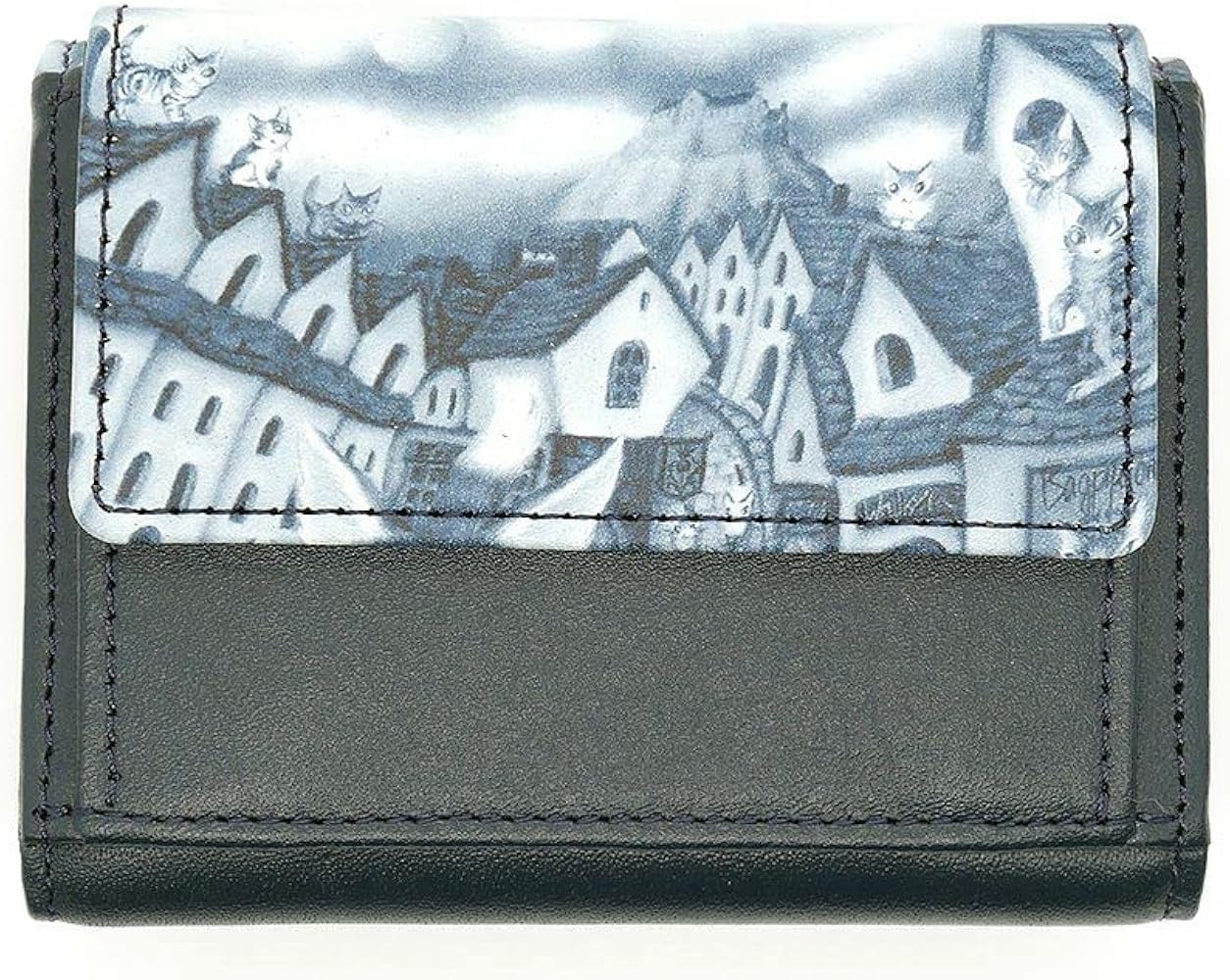 Amazon | [わちふぃーるど] 猫のダヤン ダヤン 本革 WCCロイヤルマイル