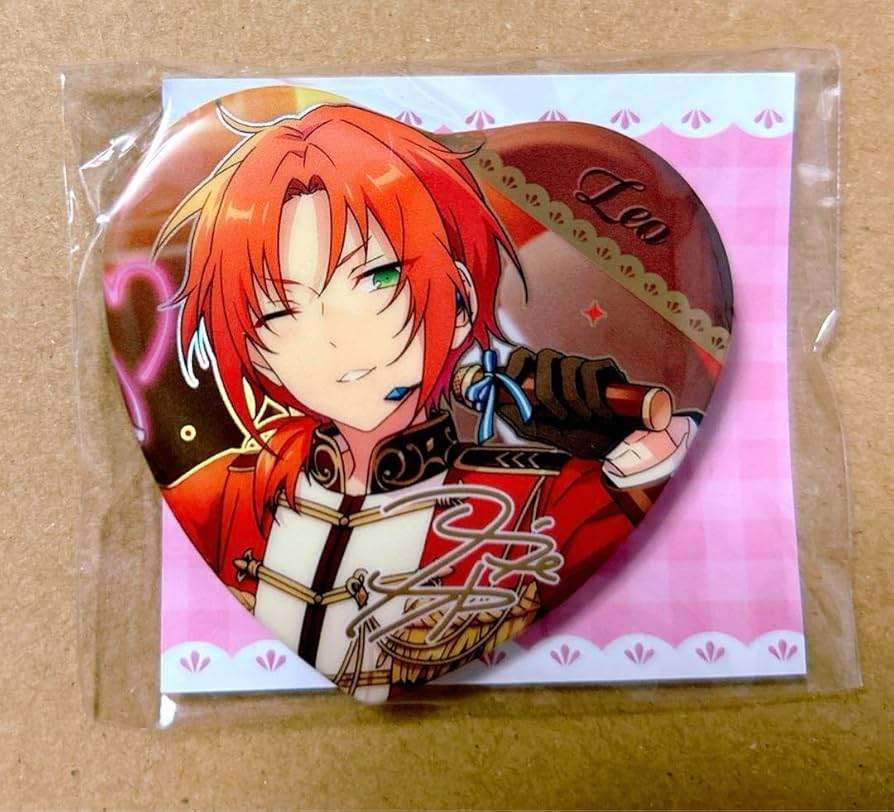 Amazon.co.jp: 月永レオ 中国限定 バレンタイン ハート缶バッジ : おもちゃ