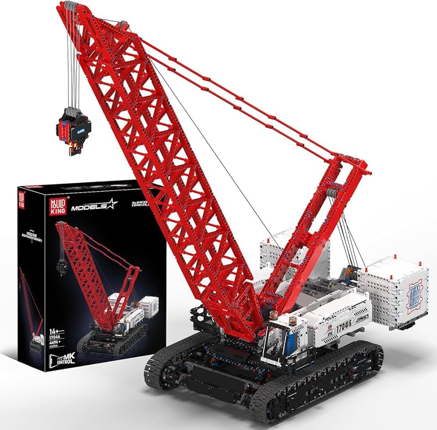 Amazon.com: Mould King 17046 Crawer Crane LR16000 Building Block