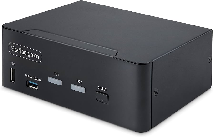 Amazon.com: StarTech.com 2-Port Dual-Monitor DisplayPort 1.4 KVM