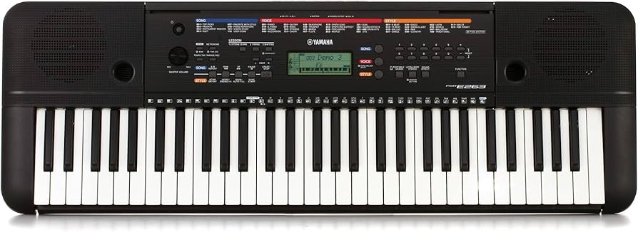 Amazon.com: YAMAHA PSR-E263 61-Key Portable Keyboard : Musical