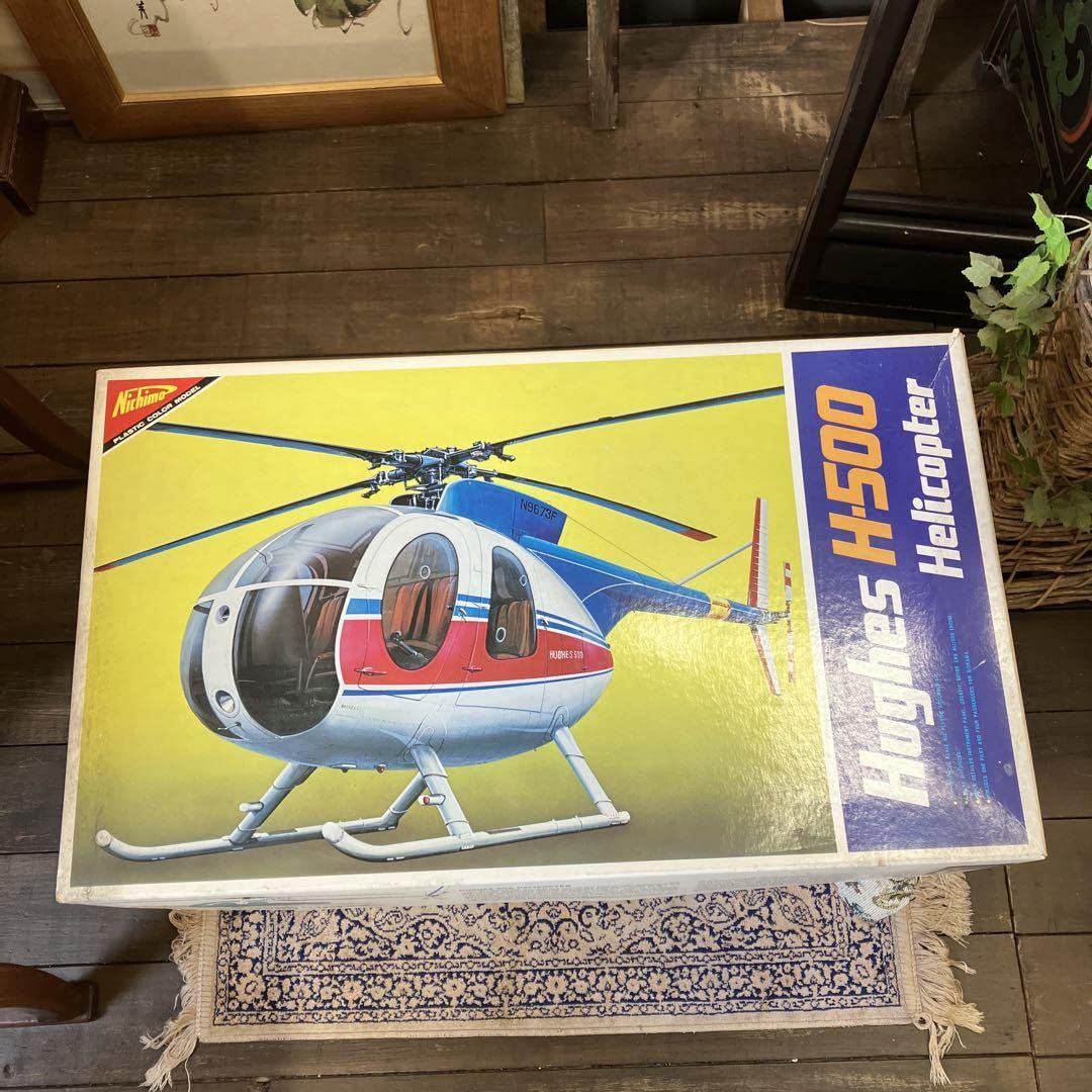 Amazon | ニチモ 川崎ヒューズ H-500 ヘリコプター プラモデル 120