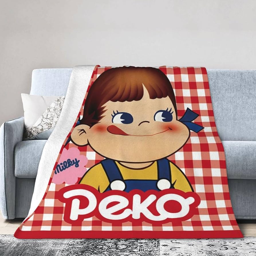 Amazon｜毛布 ペコちゃん ブランケット 厚手 フランネル ふわふわ