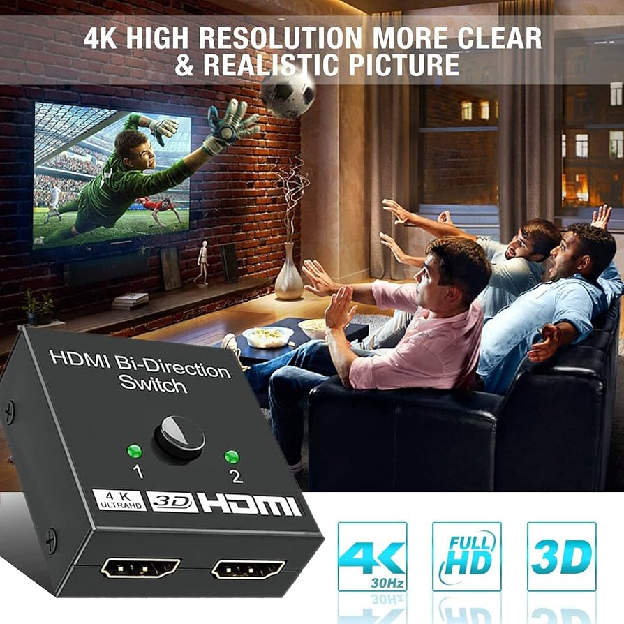 Amazon | HDMI切替器 HDMI分配器 2入力1出力/1入力2出力 Deear 双向