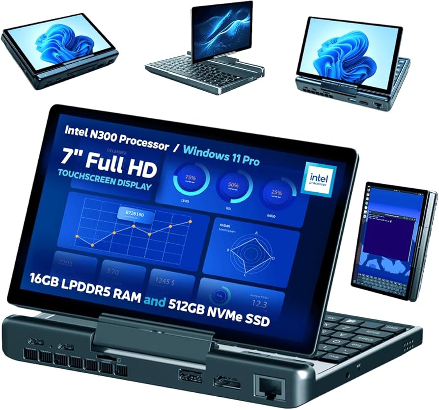 Amazon.com: GPD MicroPC 2 | Portable Mini Laptop with 7