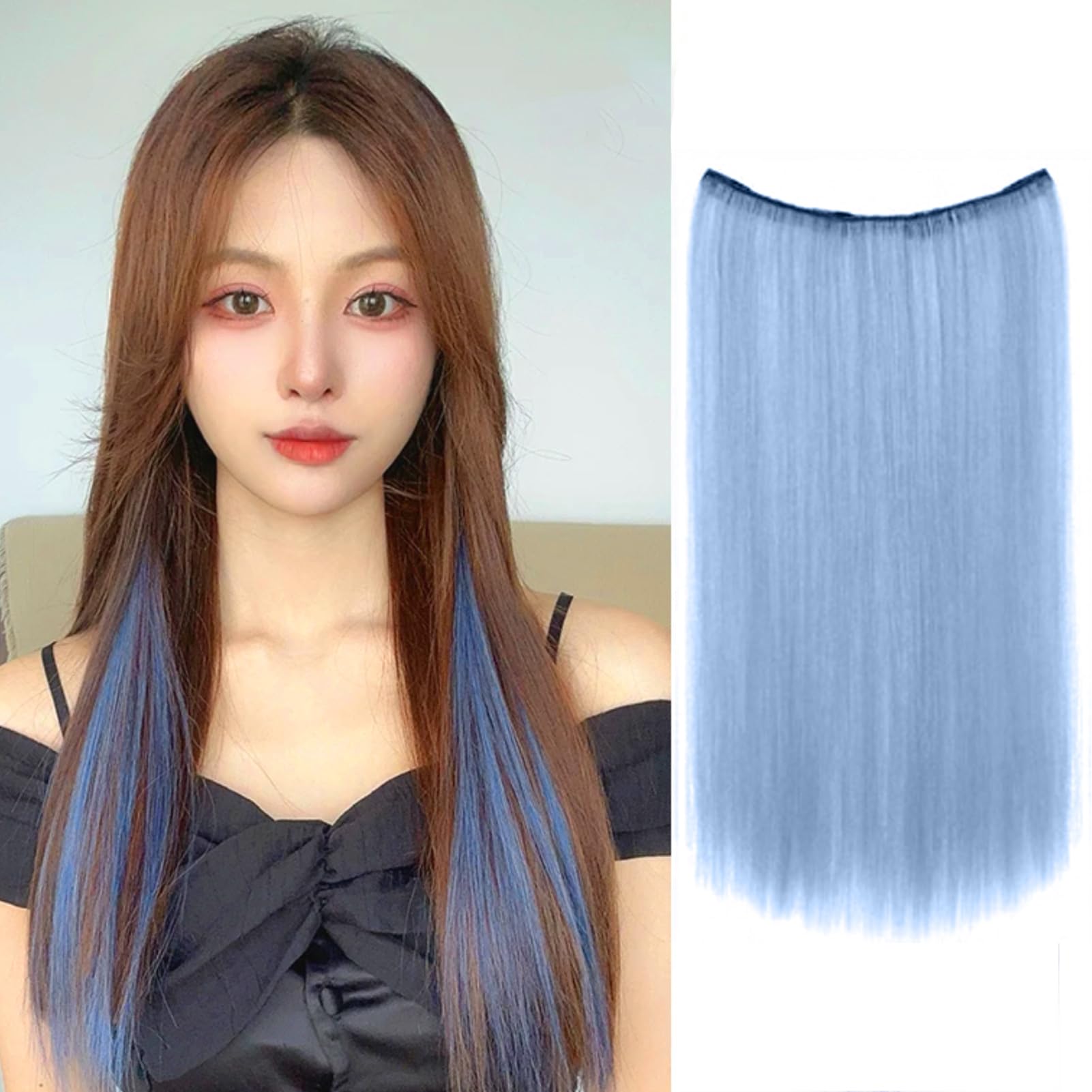 Amazon.co.jp: Yokosen エクステ ワンタッチエクステ カラーエクステ