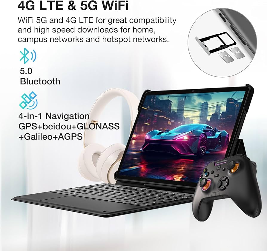 Amazon.com : DOOGEE 11 Inch Tablet with Keyboard,4G Dual Sim Slot