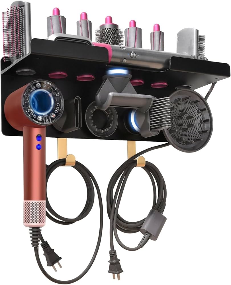 Amazon.com: Dyson Airwrap Holder, Dyson Airwrap Wall Mount, 2in1