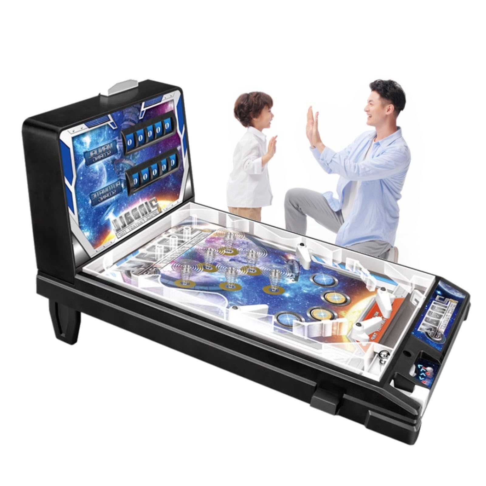 Amazon.co.jp: ピンボールゲーム ミニピンボールおもちゃ ポータブル