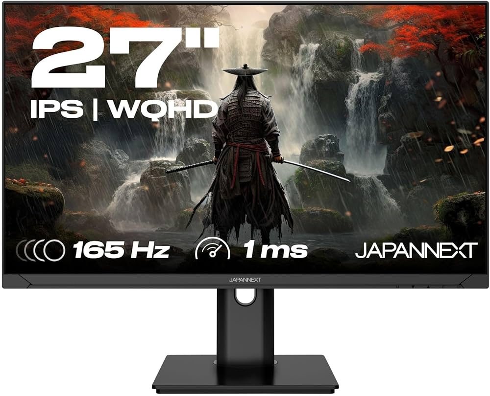 Amazon.co.jp: JAPANNEXT ゲーミングモニター 27インチ 165Hz対応 IPS