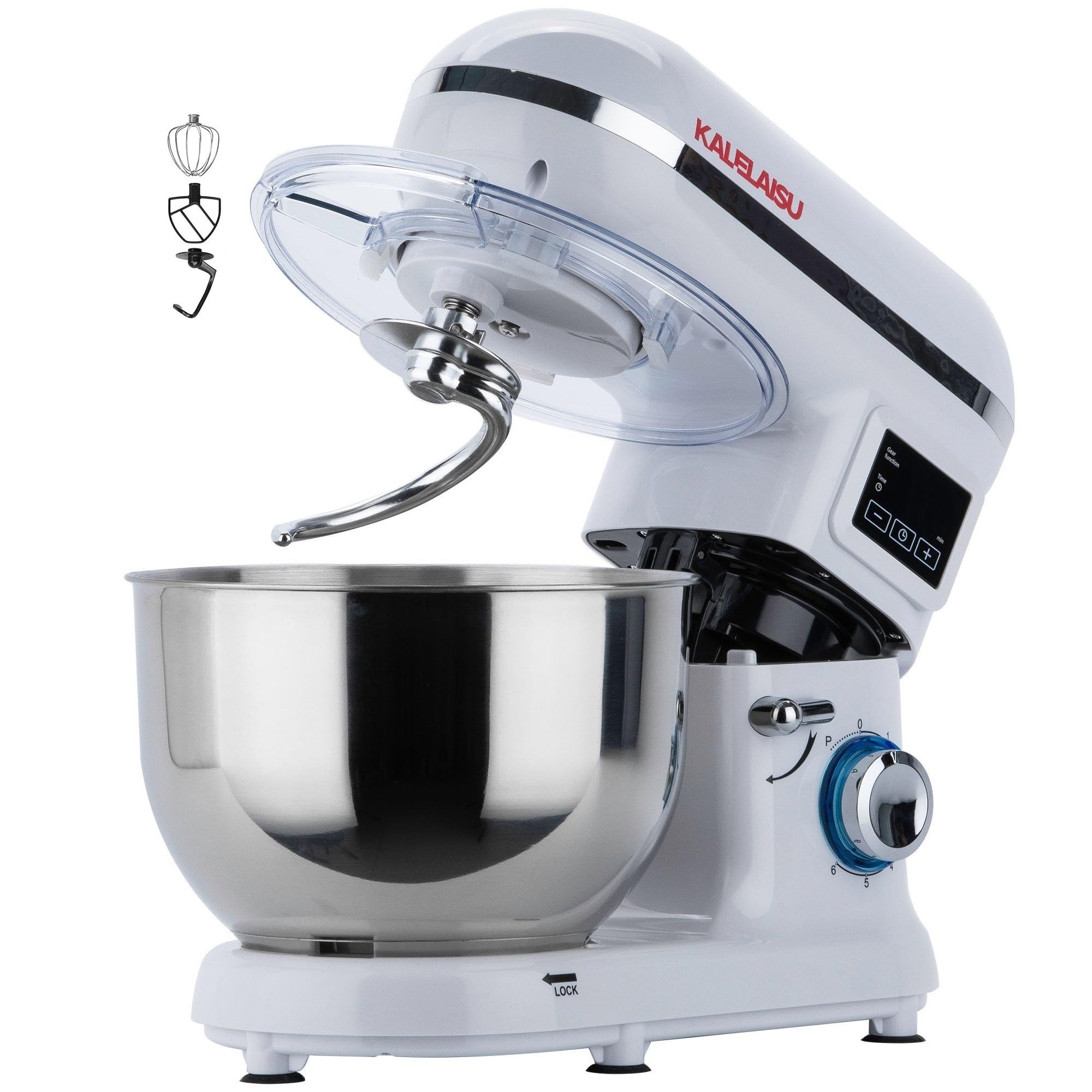 Amazon | KALELAISU 卓上型ミキサー スタンドミキサー 5.5L大容量 7
