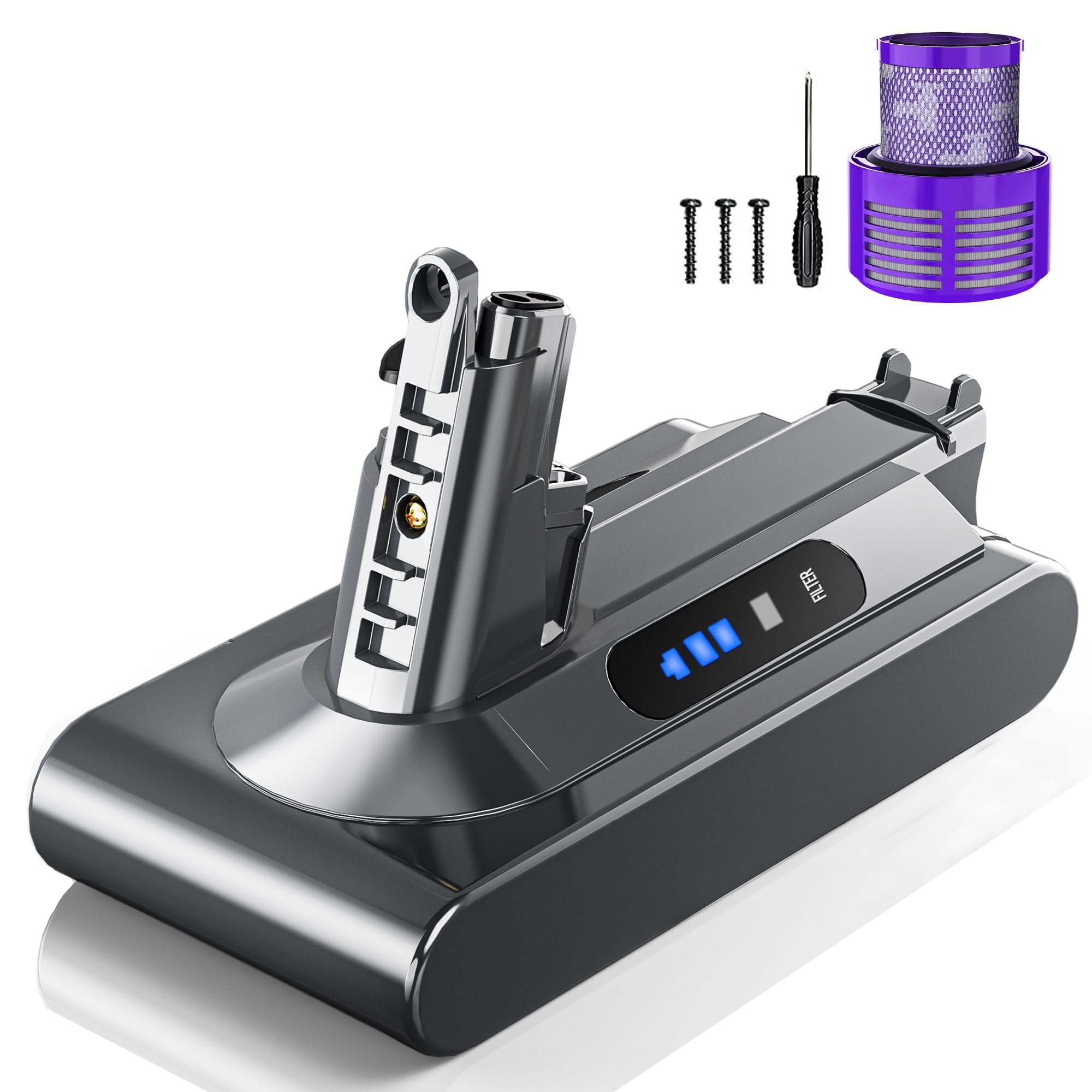 Amazon.co.jp: ダイソン バッテリー V10 交換 Dyeetic SV12 掃除機