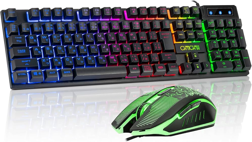 Amazon | CHONCHOW ゲーミングキーボードマウスセット ps4 ps5対応