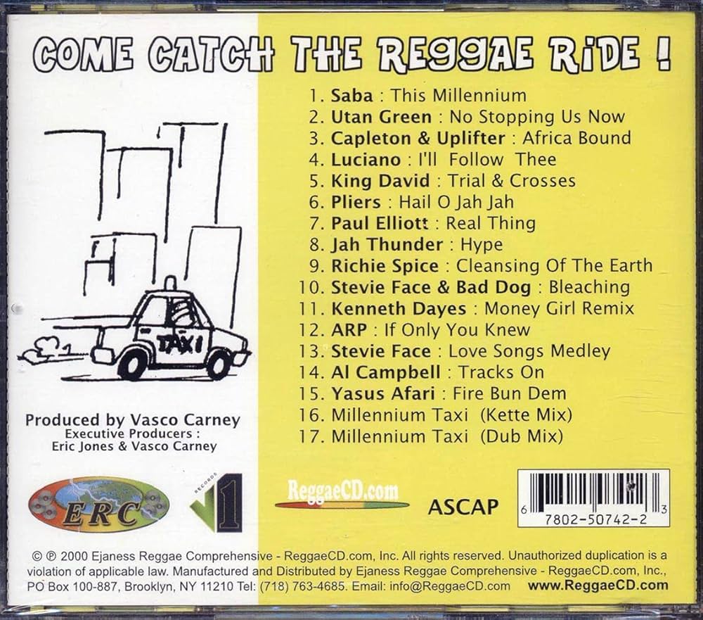 Saba, Green, Capleton, Luciano, Pliers, Elliot, Thunder, Face