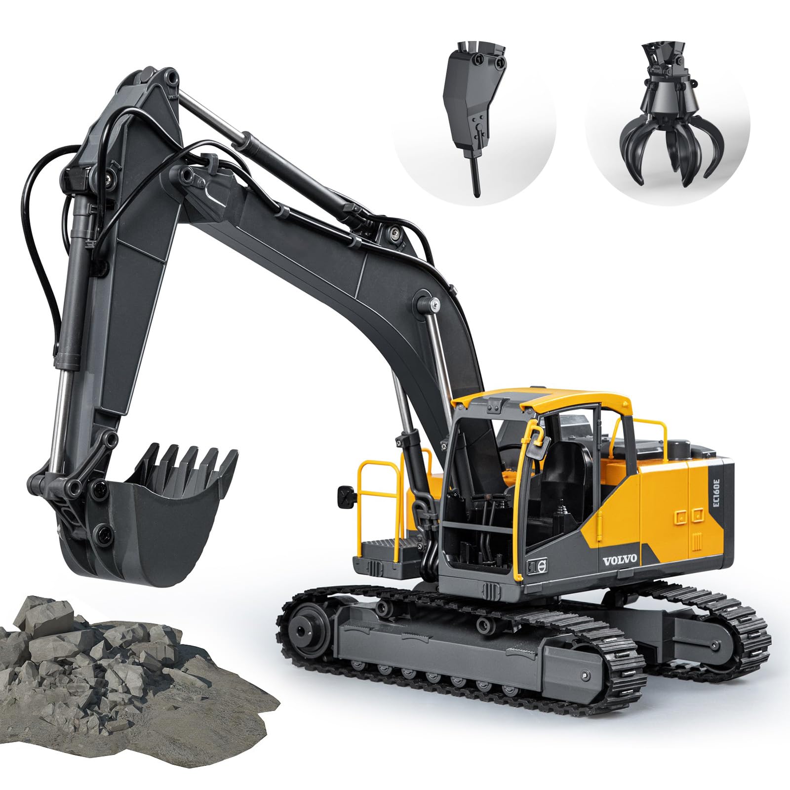 Amazon.co.jp: 【最新型3in1】 合金版 RCショベルカー ラジコン 掘削機