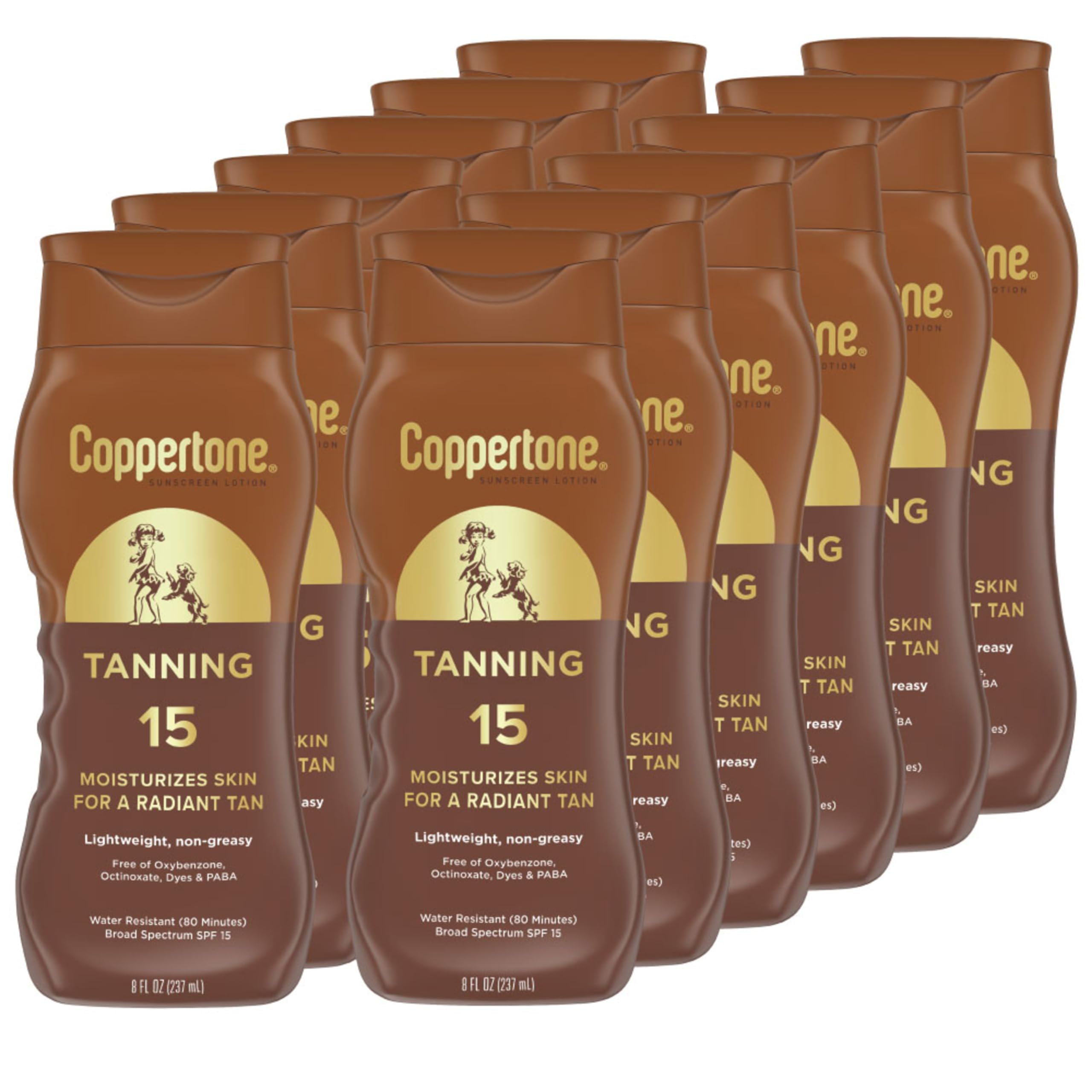 Amazon.com: Coppertone Tanning Sunscreen Lotion, Water Resistant