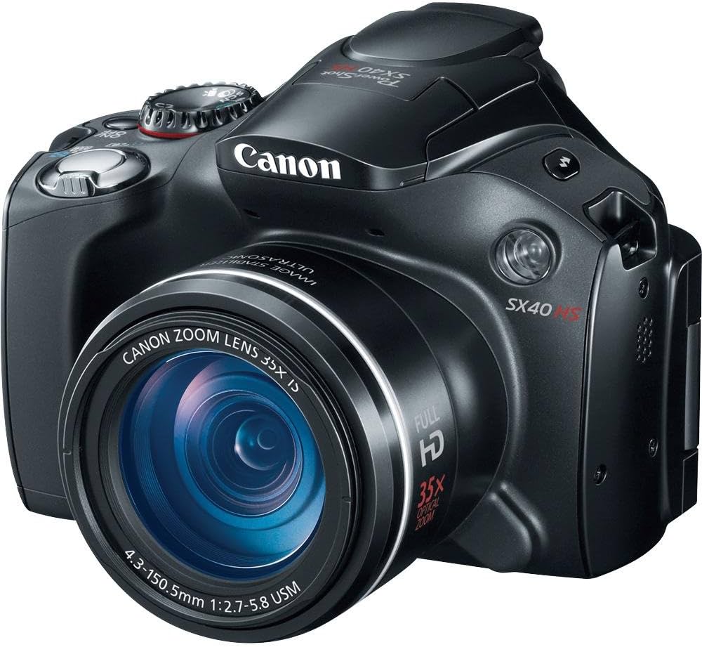 Canon SX40 HS 12.1MP Digital Camera with 35x Wide Angle Optical