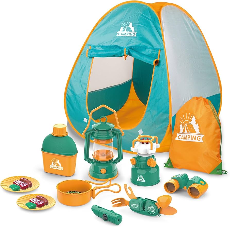 Amazon | カワダ(Kawada) キャンプセット 3才以上 キッズテント