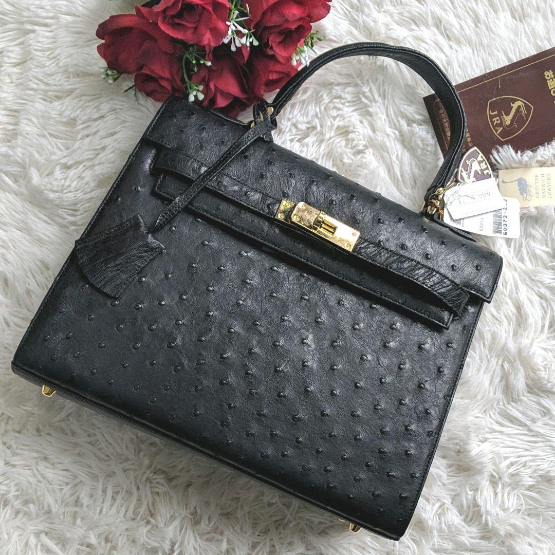 Amazon.co.jp: 高級?オーストリッチタグ付 JRA フォーマルバッグ