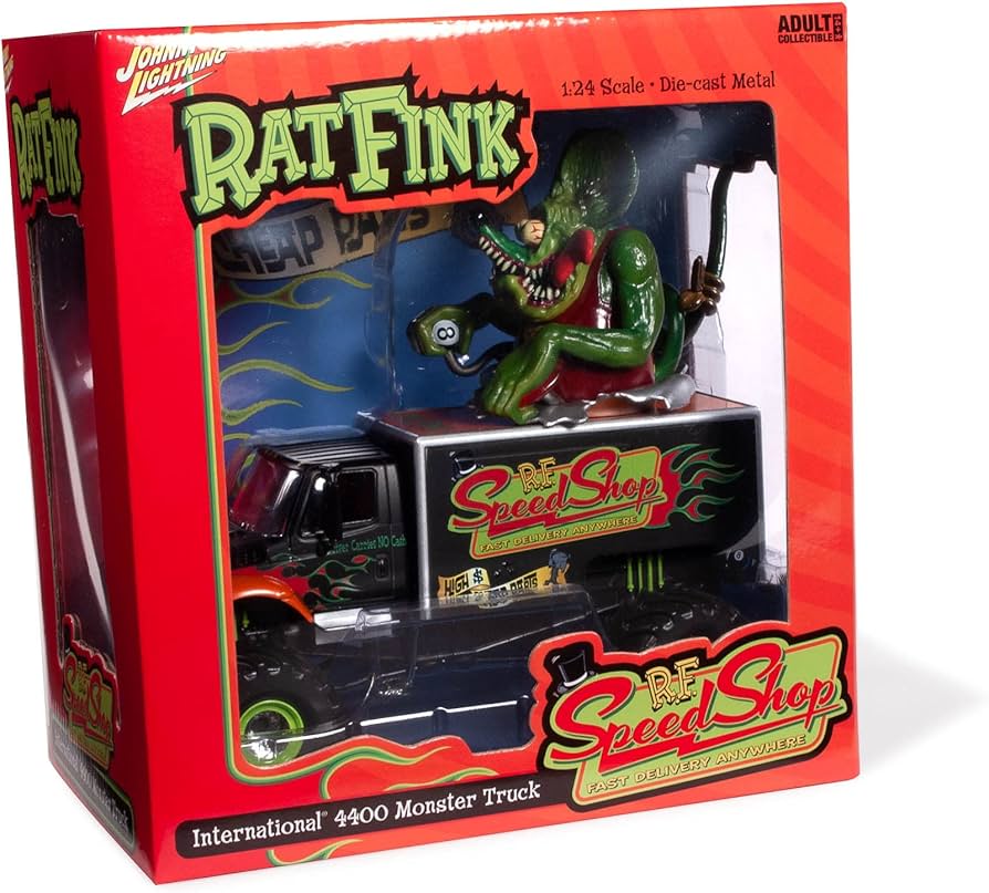 Amazon.com: Johnny Lightning - Rat Fink Speed Shop Monster Truck