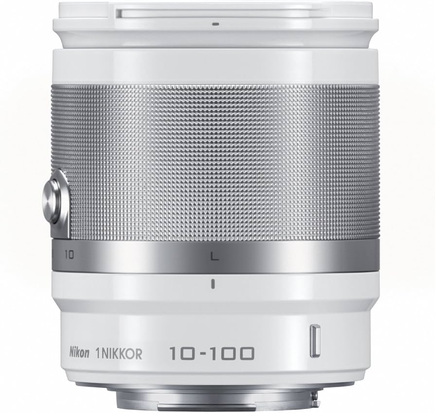 Amazon.com : Nikon 1 NIKKOR 10-100mm f/4.0-5.6 VR (White) : Camera