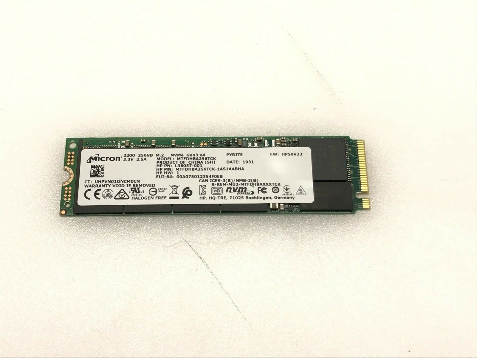③-W732-Micron NVMe 256GB SSD 4点 楽天市場】MICRON 製 内蔵SSD