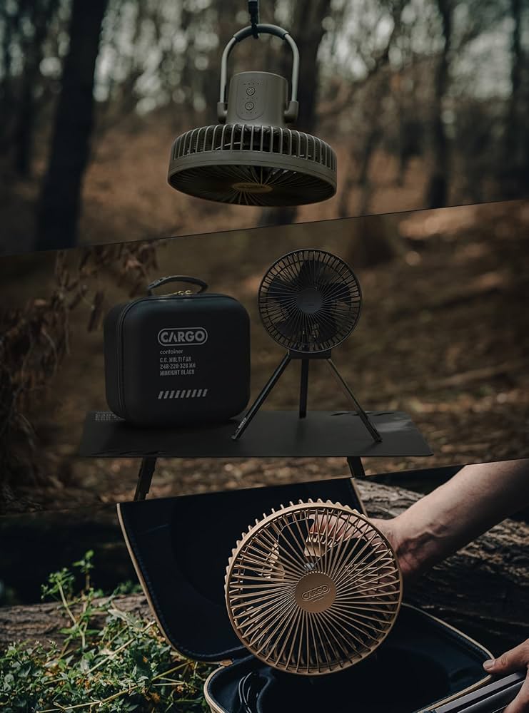 Amazon.co.jp: CARGO CONTAINER カーゴコンテナ DUAL FAN 扇風機