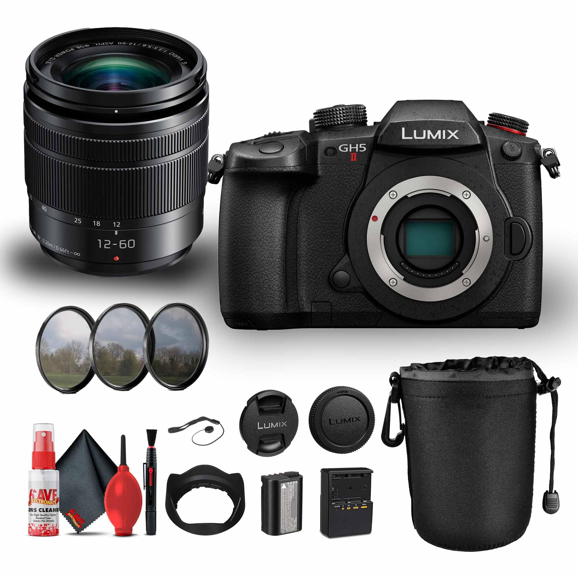 Amazon.com : Panasonic Lumix GH5 II Mirrorless Camera with 12-60mm