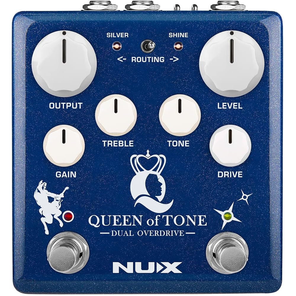 NUX Queen of Tone - Centaur系、Blues Breaker系、2タイプを1つの筐体