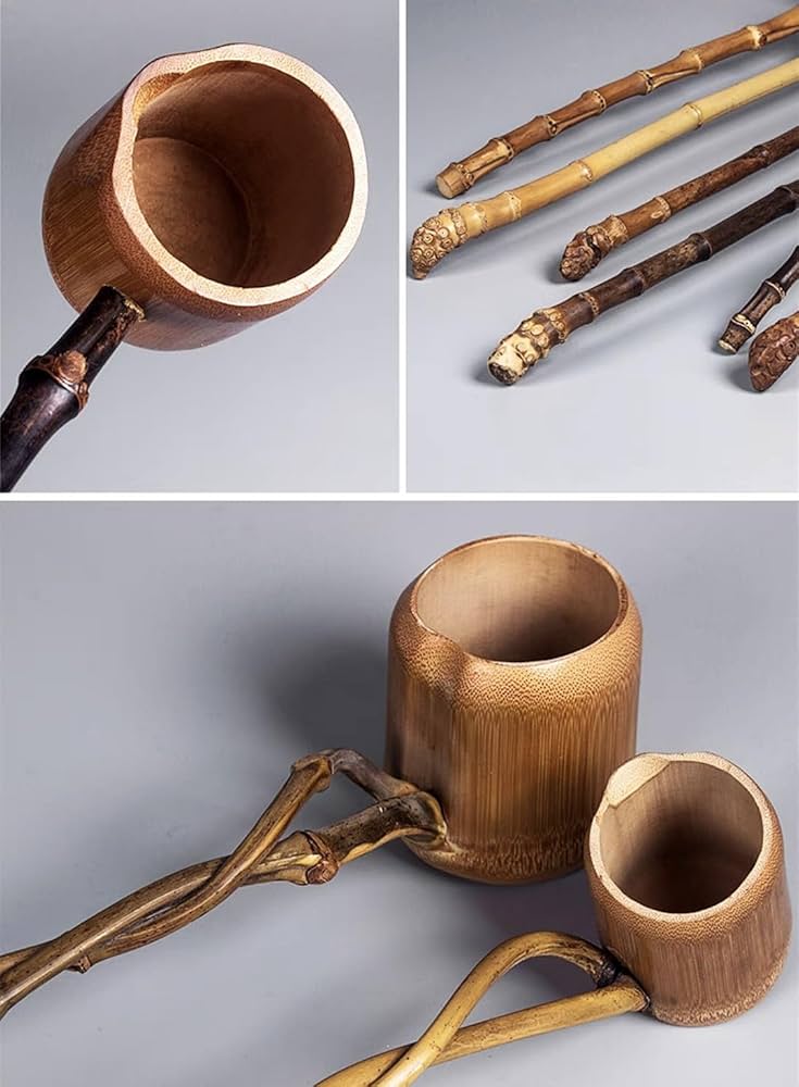 Amazon | 柄杓 竹製ヒシャク 梅酒 しゃくし お手前用 お点前用 茶器