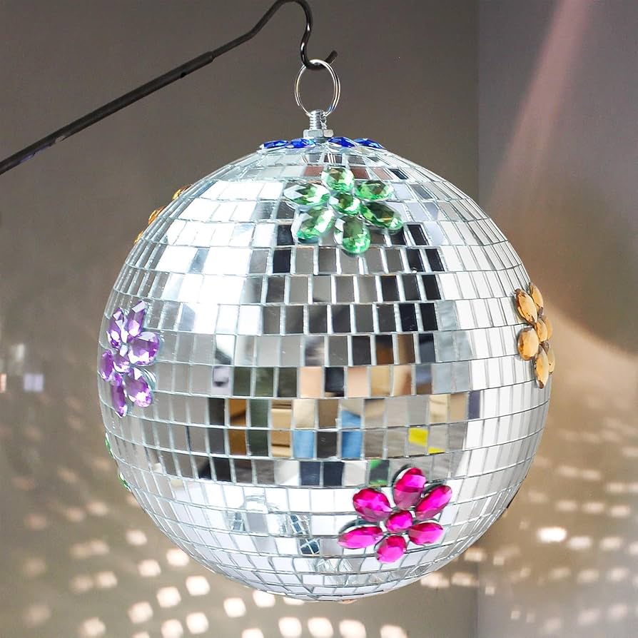 Amazon.co.jp: ミラーボール - 8インチ大型屋外ディスコボールミラー