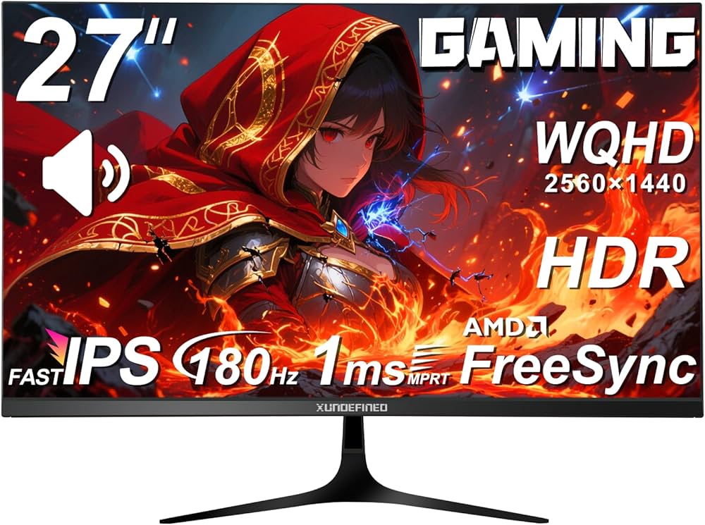 Amazon.co.jp: XUNDEFINED 27インチ ゲーミングモニター 180Hz 1ms