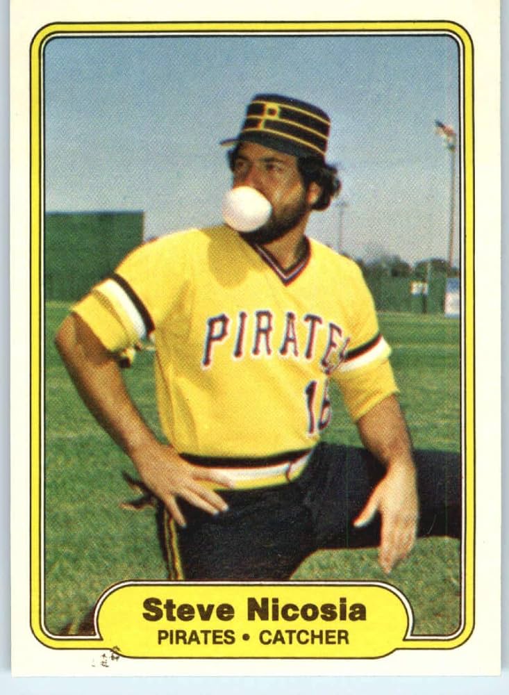 Amazon.com: 1982 Fleer Baseball #488 Steve Nicosia Pittsburgh