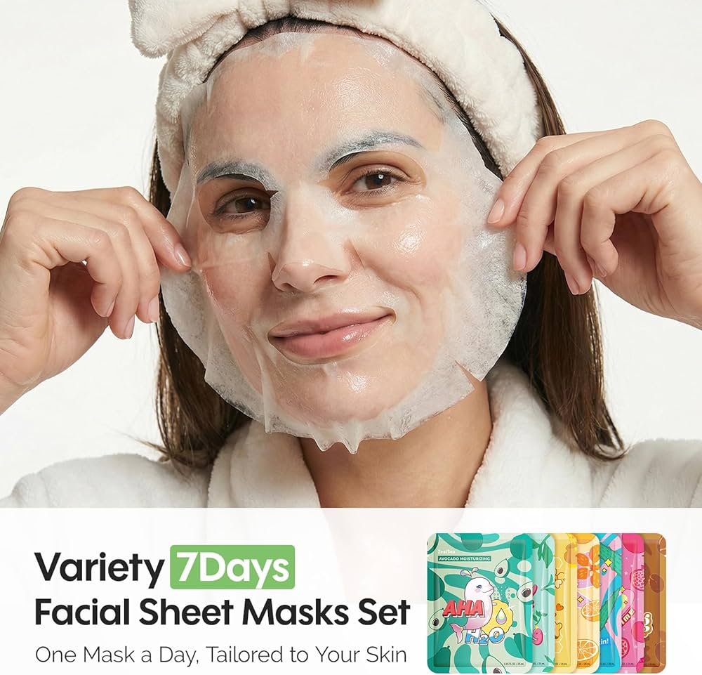 Amazon.com : ZealSea Face Masks Skincare for Women, Variety 7Days