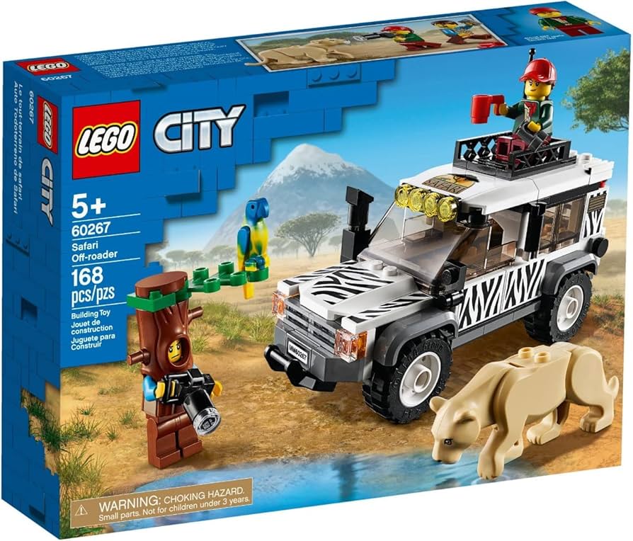 Amazon.com: LEGO City Safari Off-Roader 60267 Off-Road Toy, Cool