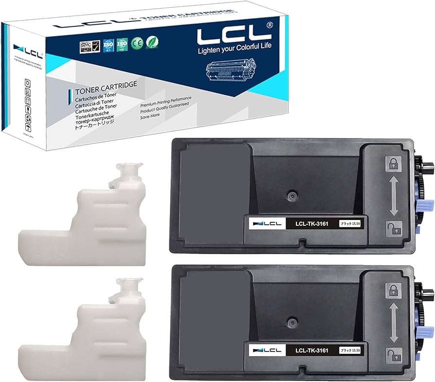 Amazon.co.jp: LCL Kyocera用 京セラ用 TK-3161 (2パック ブラック
