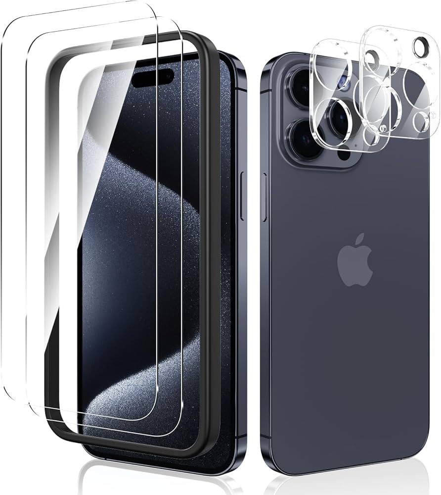 Amazon | iPhone 15 Pro Max ガラスフィルム 2枚＋iPhone15 Pro Max