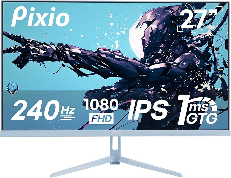 Amazon.com: Pixio PX279 Wave Blue 27 inch 240Hz Refresh Rate FHD